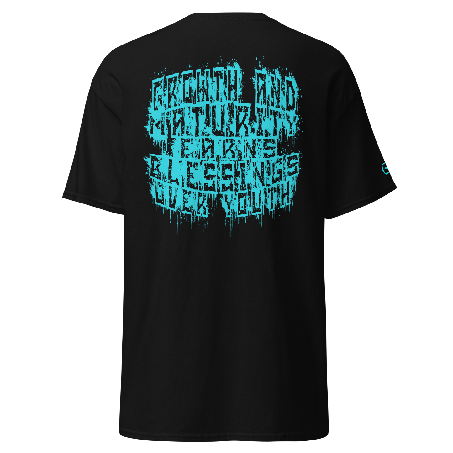 G.A.M.E.B.O.Y Graffiti Slogan Tee TEAL