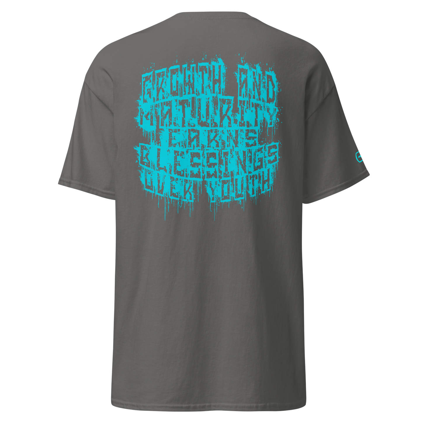 G.A.M.E.B.O.Y Graffiti Slogan Tee TEAL