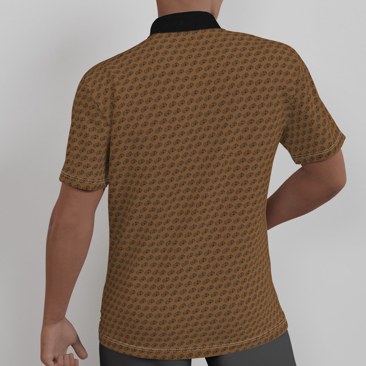 Men's GB Signature Collar Shirt Brown