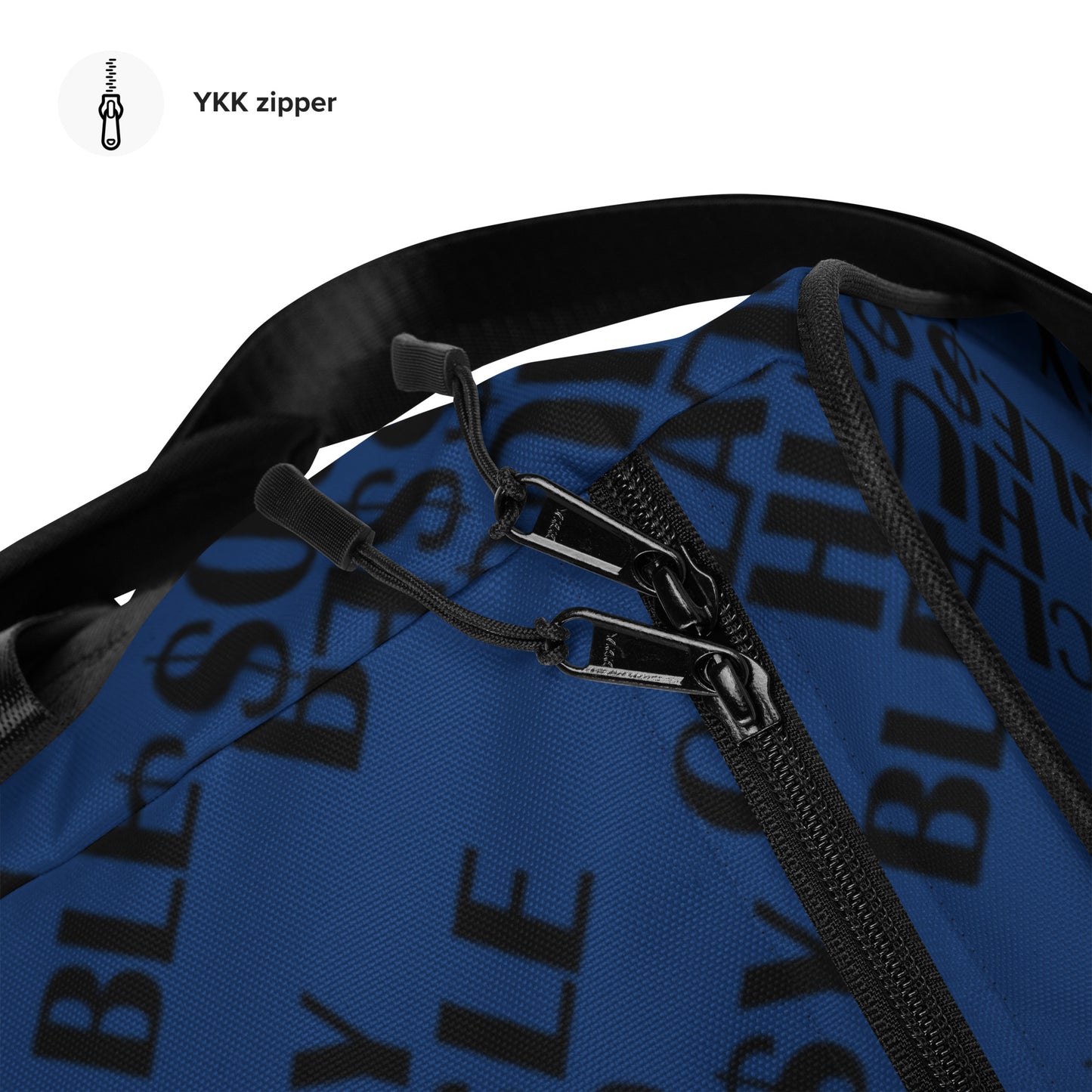 Classy Hussle Blessed Bossy Duffle Bag Blue