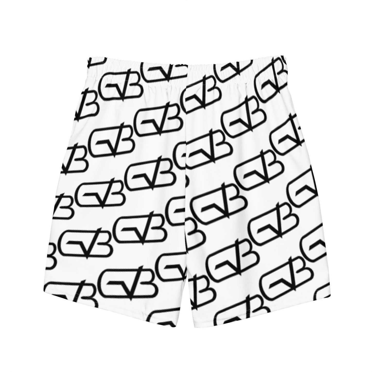 G.A.M.E.B.O.Y Logo Men's Swim Trunks WHITE