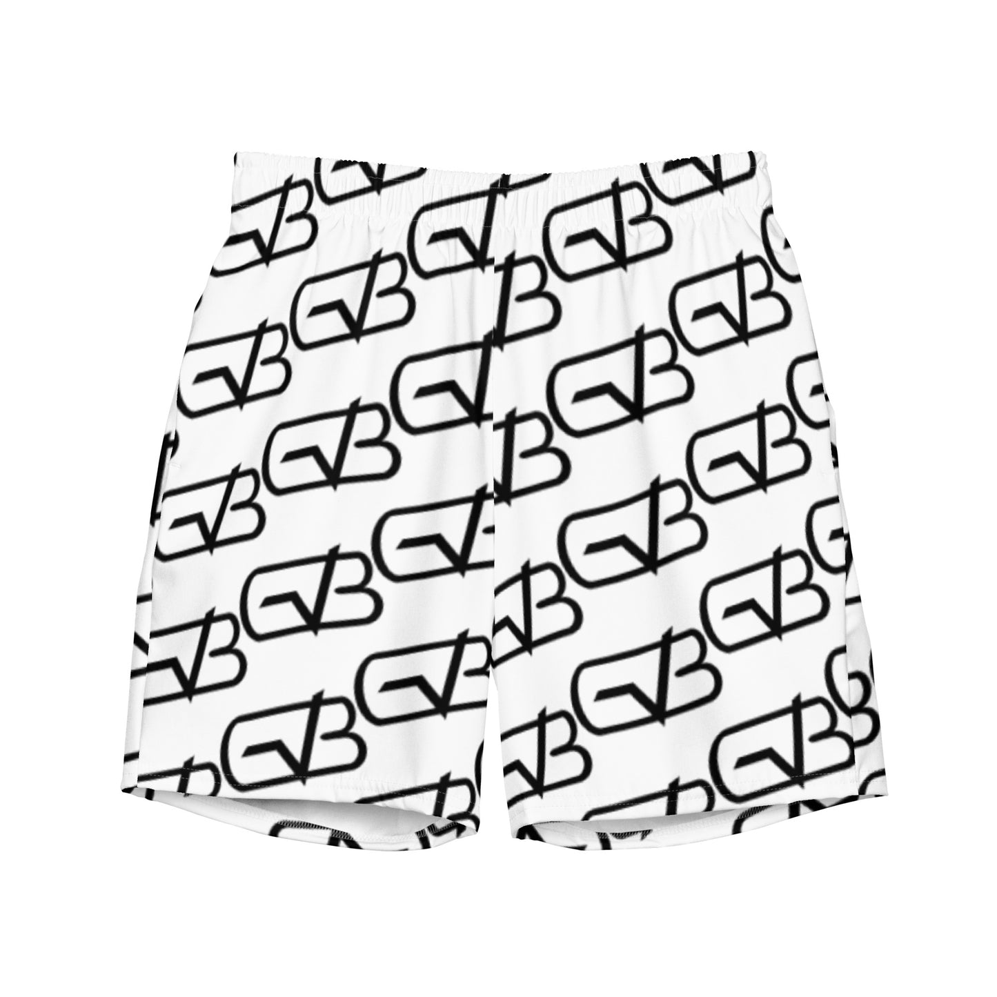 G.A.M.E.B.O.Y Logo Men's Swim Trunks WHITE