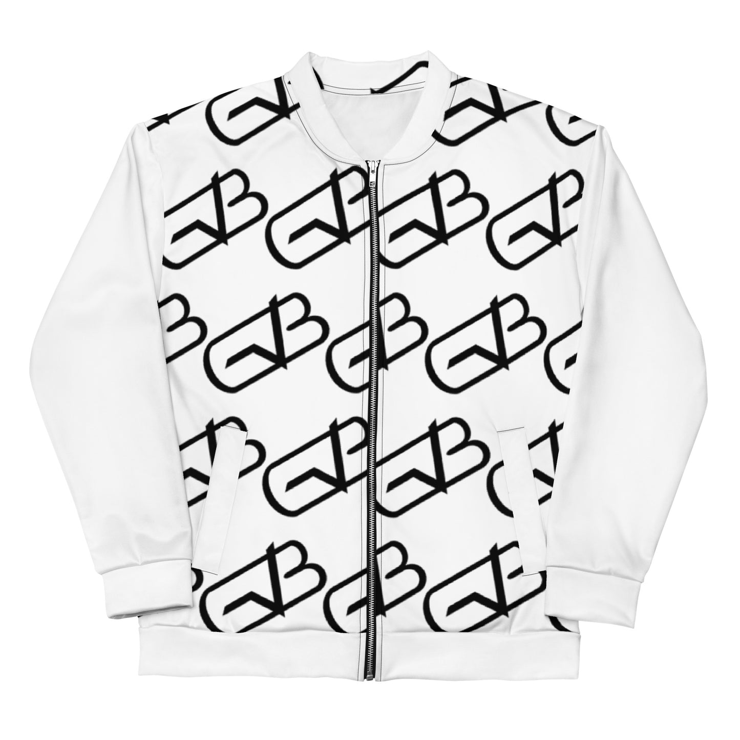 G.A.M.E.B.O.Y Logo Bomber Jacket WHITE