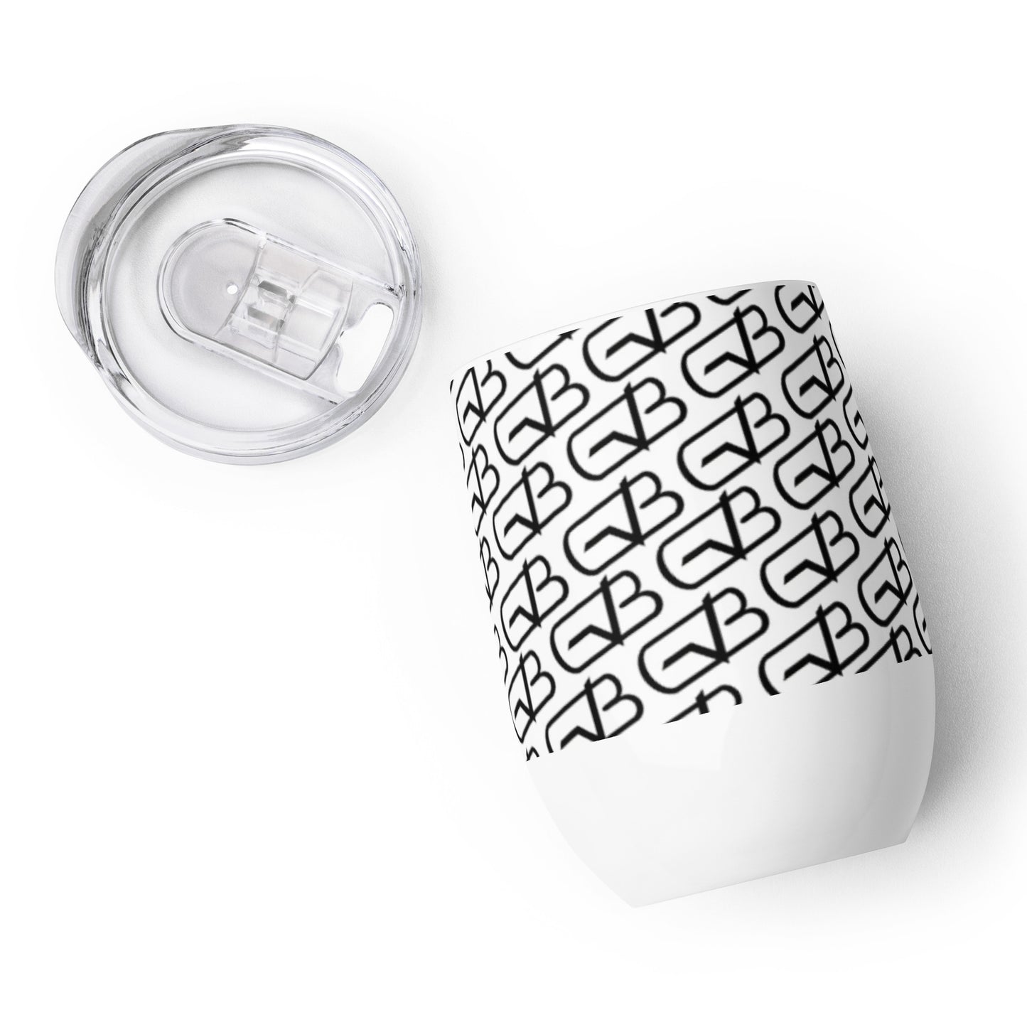 G.A.M.E.B.O.Y Logo 02 Wine tumbler