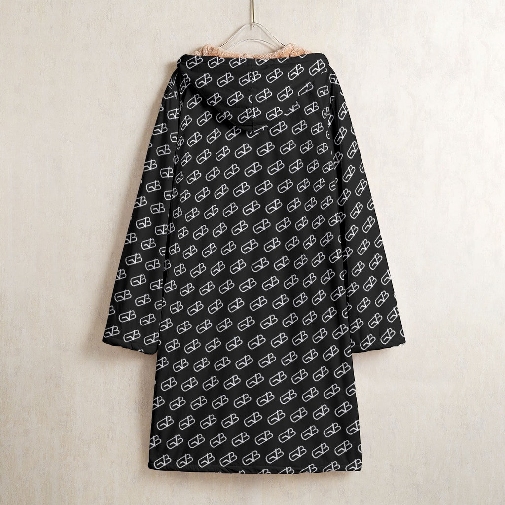 Horn Button Trench Coat Black