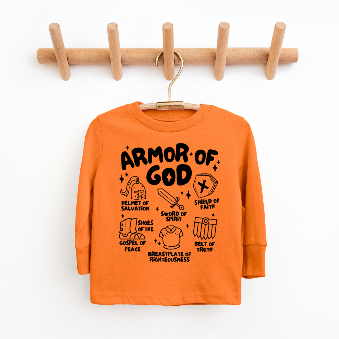 Armor Of God Youth & Toddler Long Sleeve Graphic Tee