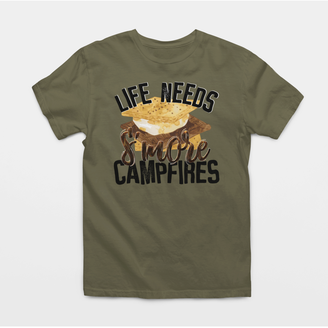 Life Needs Smore Campfires Graphic Tee