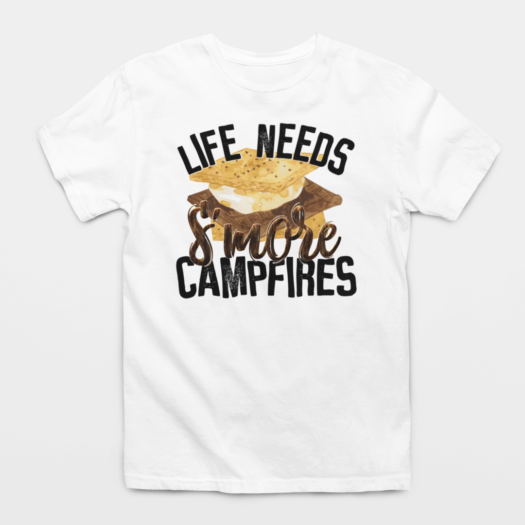 Life Needs Smore Campfires Graphic Tee