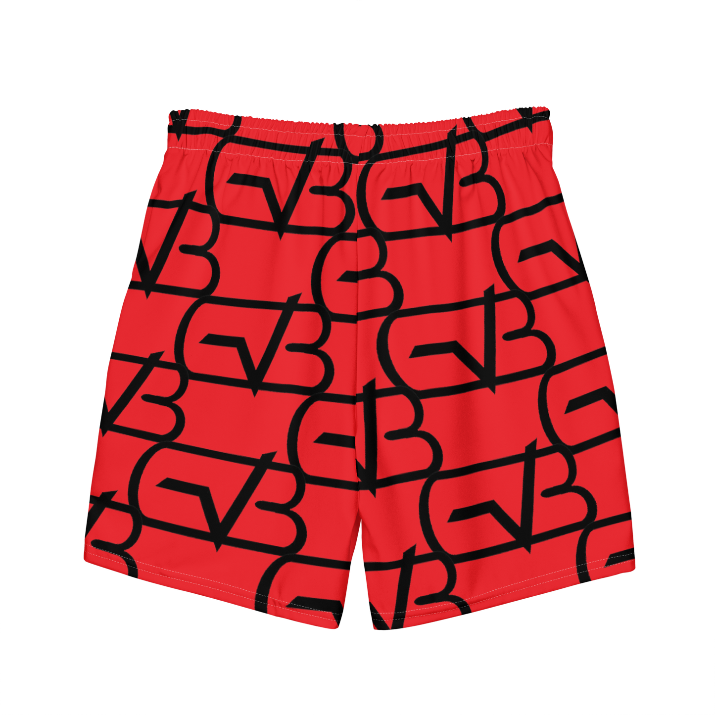 G.A.M.E.B.O.Y Men's Swim Trunks RED
