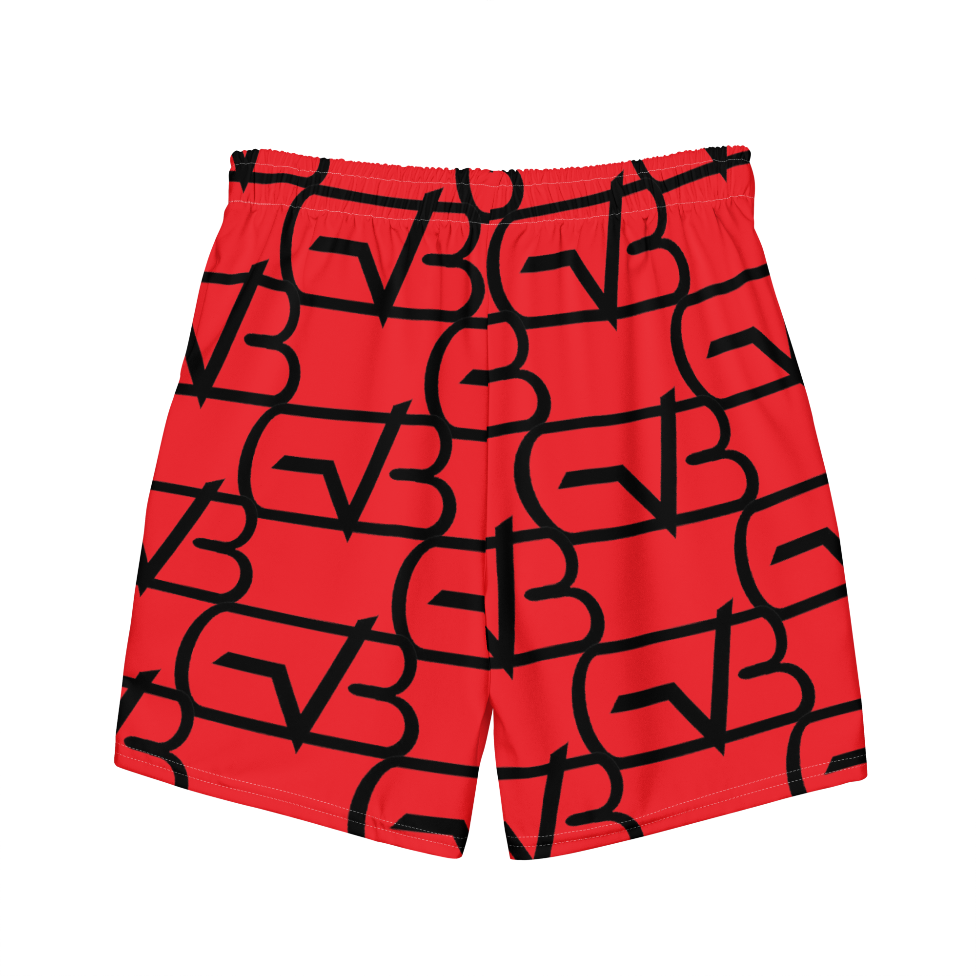 G.A.M.E.B.O.Y Men's Swim Trunks RED