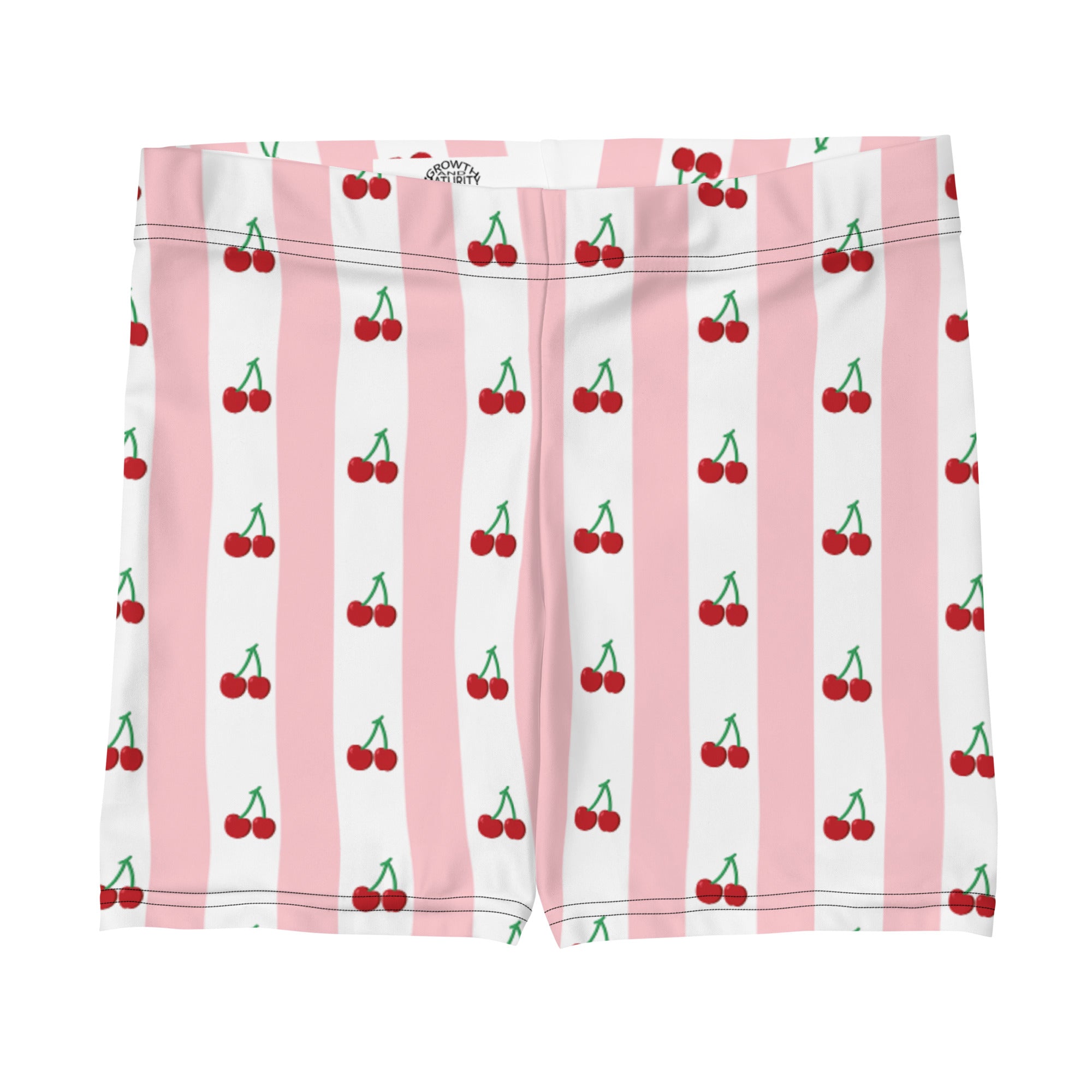 Women Cherry Yoga Shorts