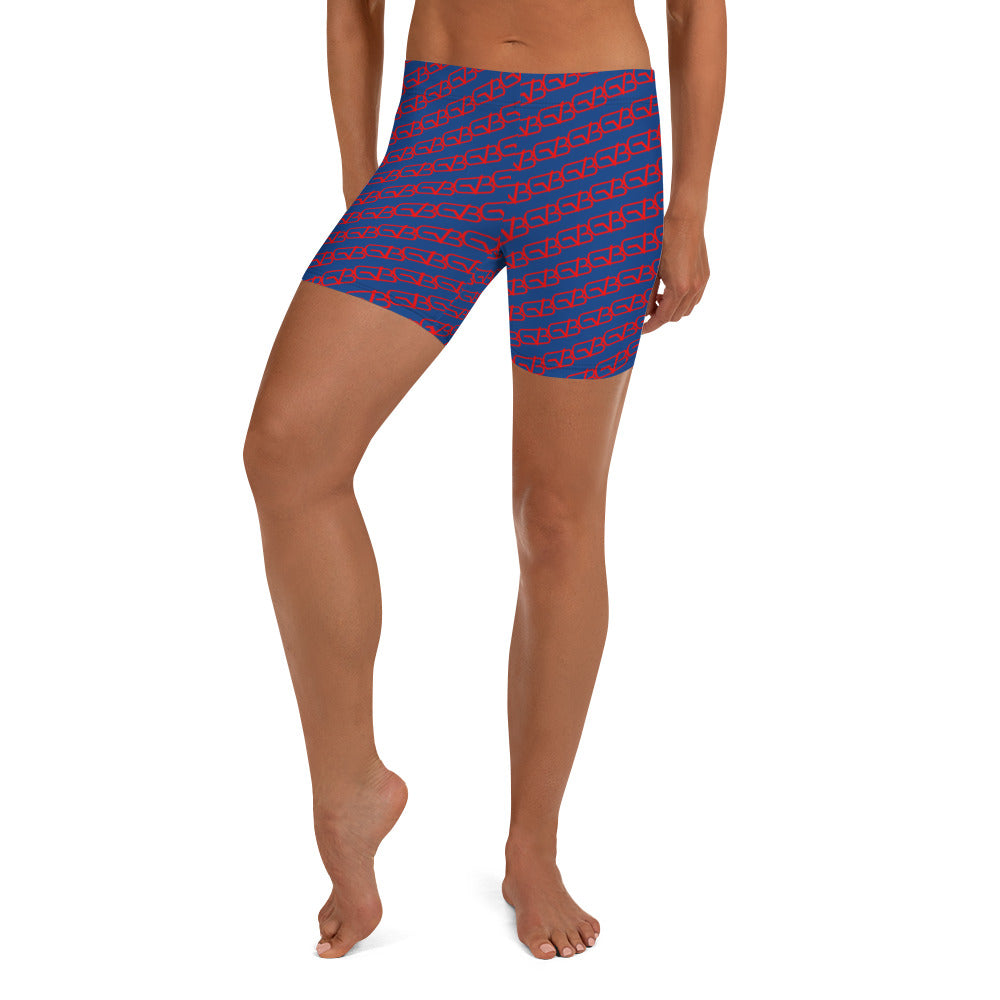 G.A.M.E.B.O.Y Yoga Shorts SWEET TARTS BLUE