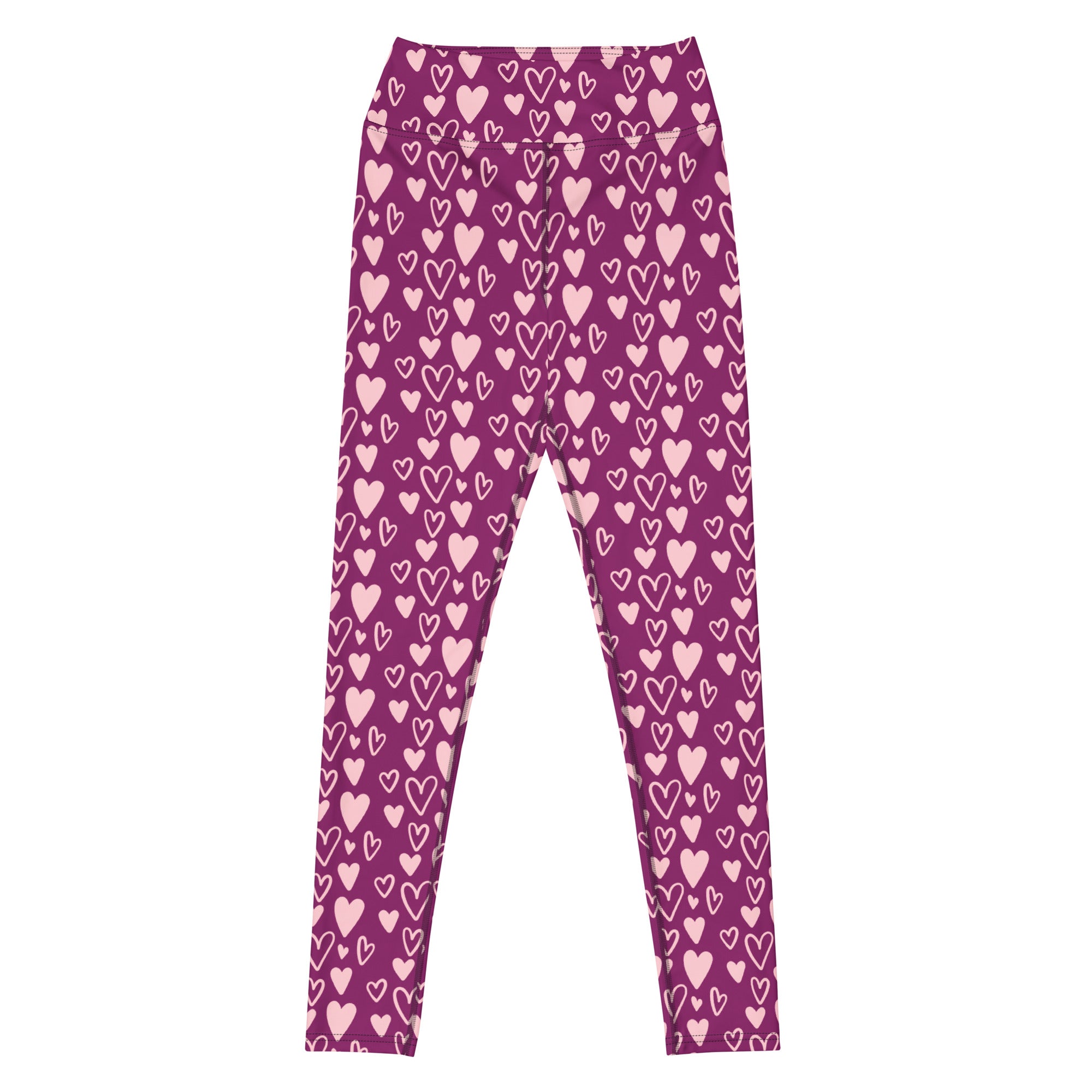 Pink Hearts Leggings PINK