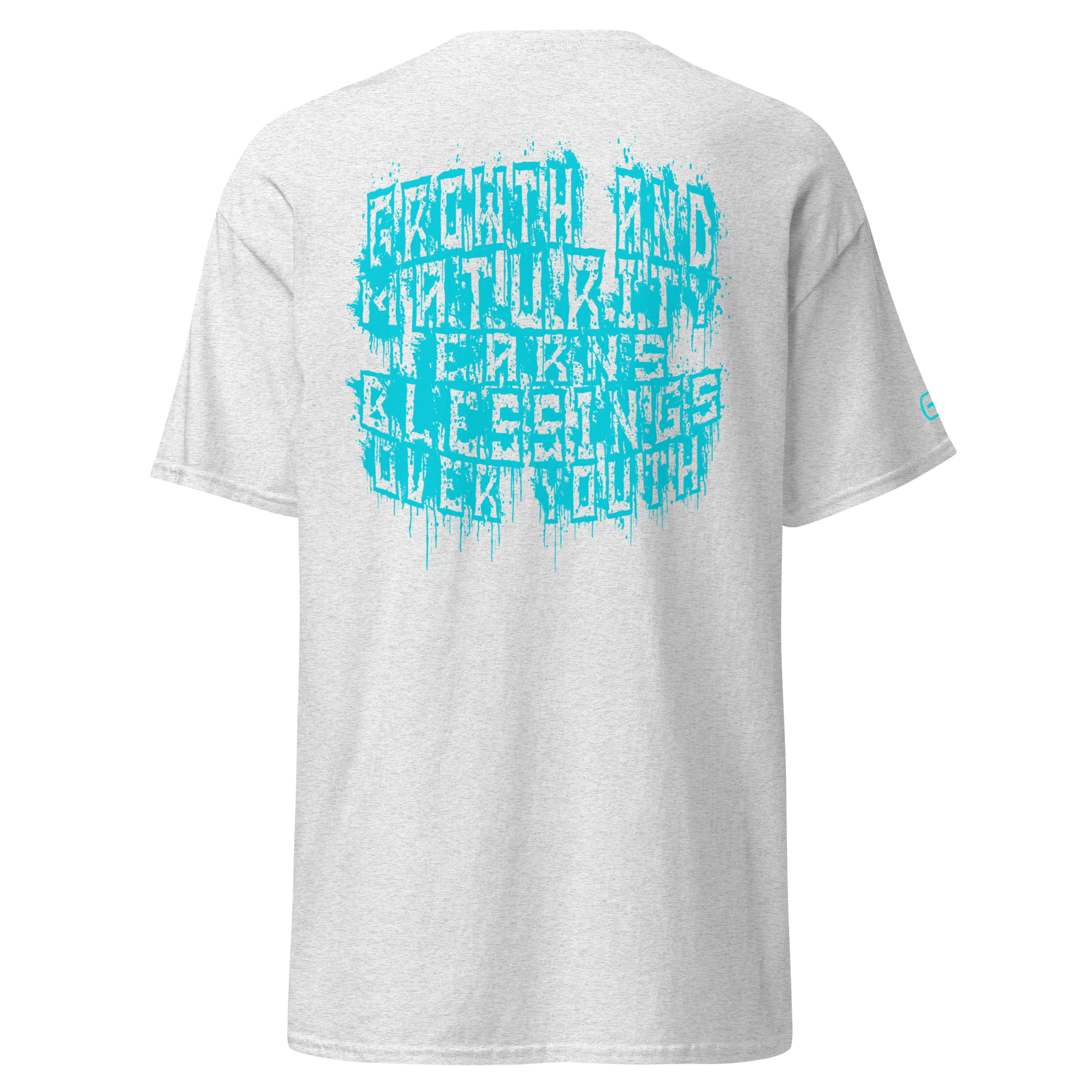 G.A.M.E.B.O.Y Graffiti Slogan Tee TEAL