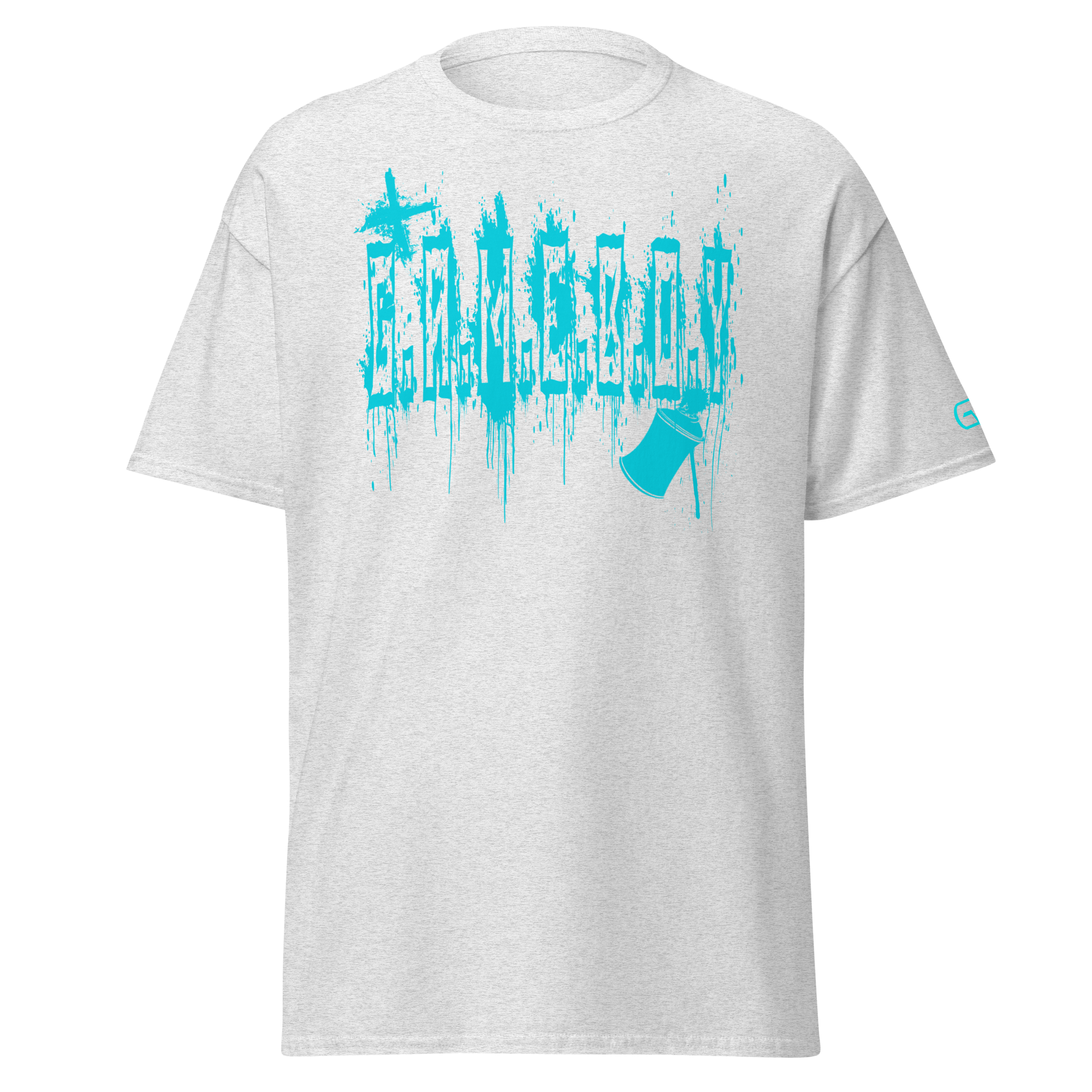 G.A.M.E.B.O.Y Graffiti Slogan Tee TEAL