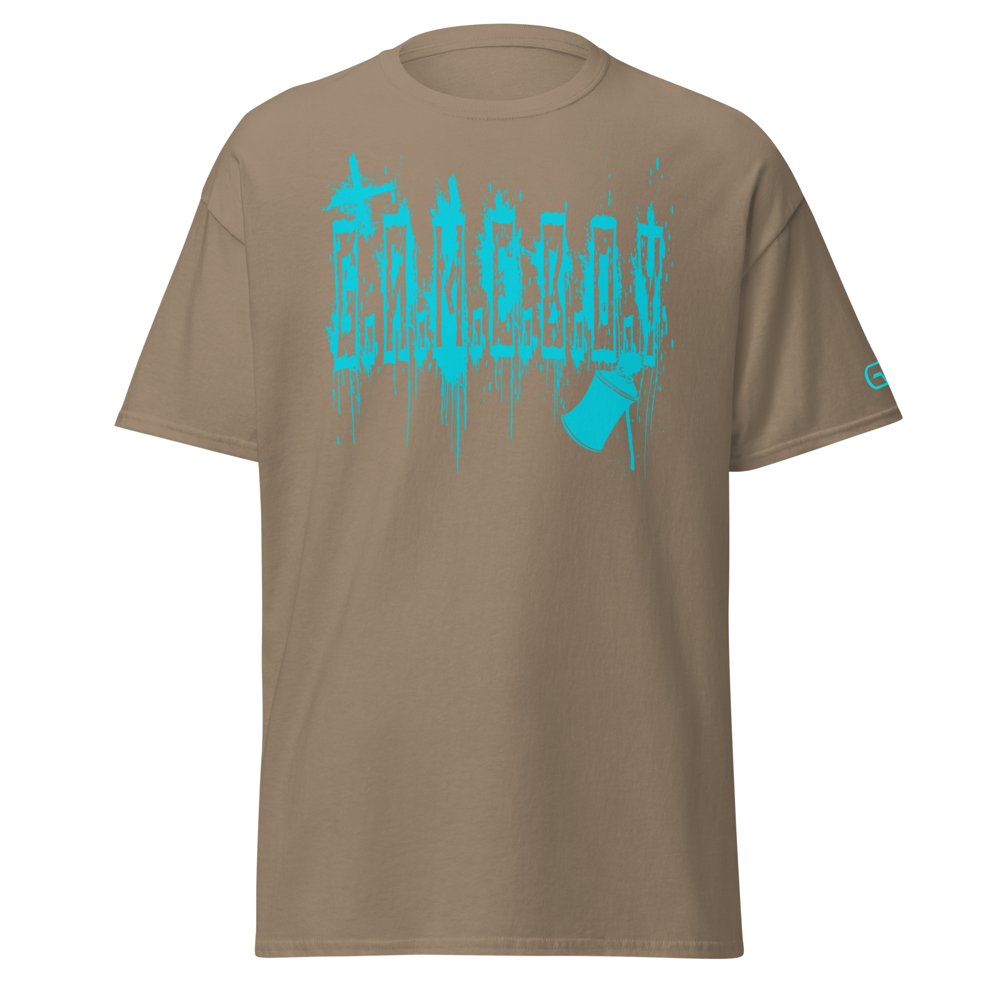 G.A.M.E.B.O.Y Graffiti Slogan Tee TEAL