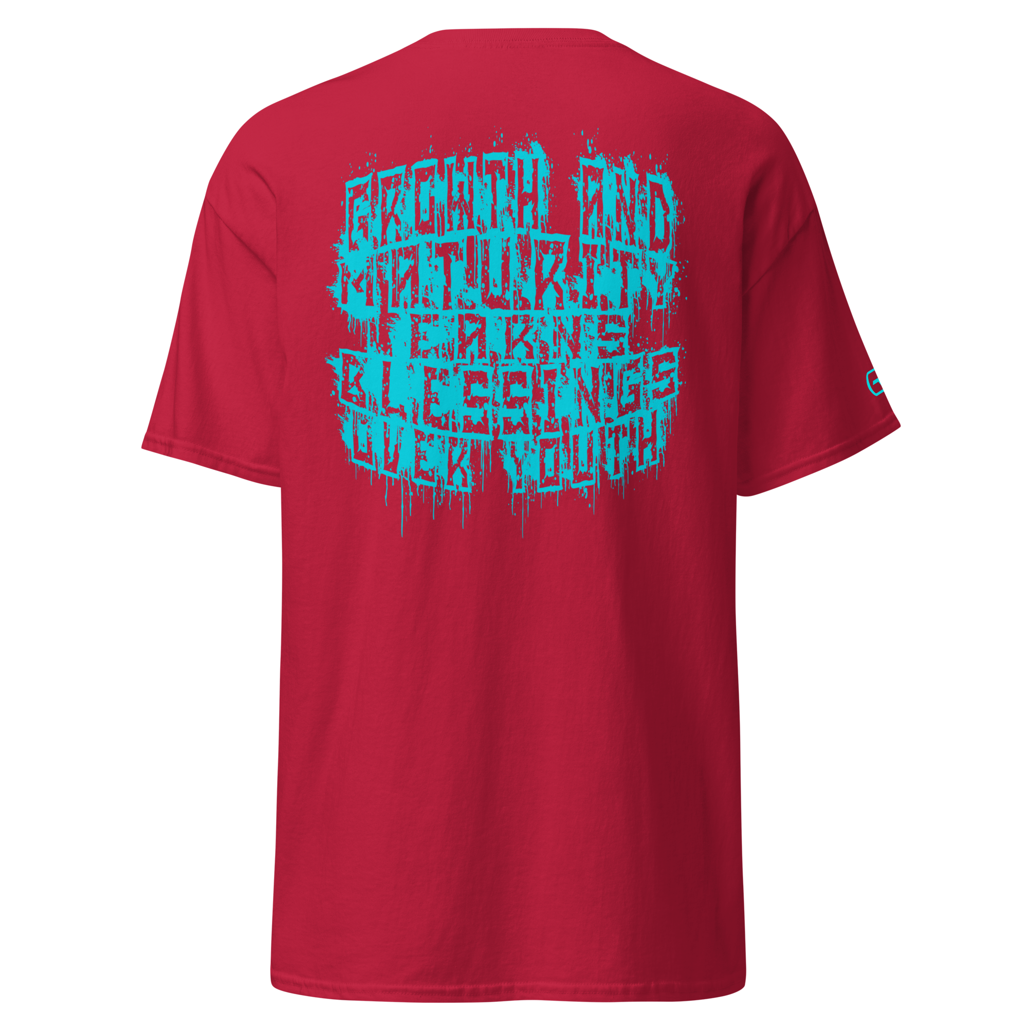 G.A.M.E.B.O.Y Graffiti Slogan Tee TEAL