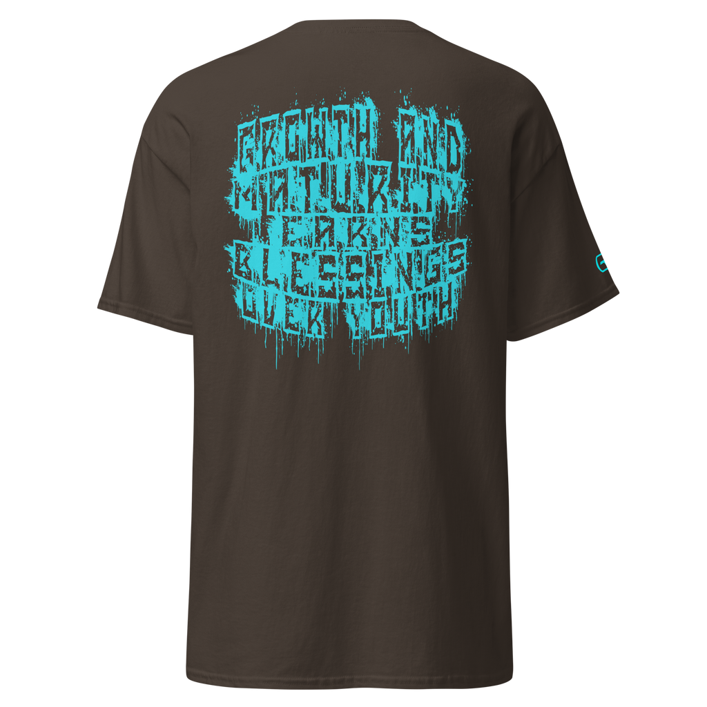G.A.M.E.B.O.Y Graffiti Slogan Tee TEAL
