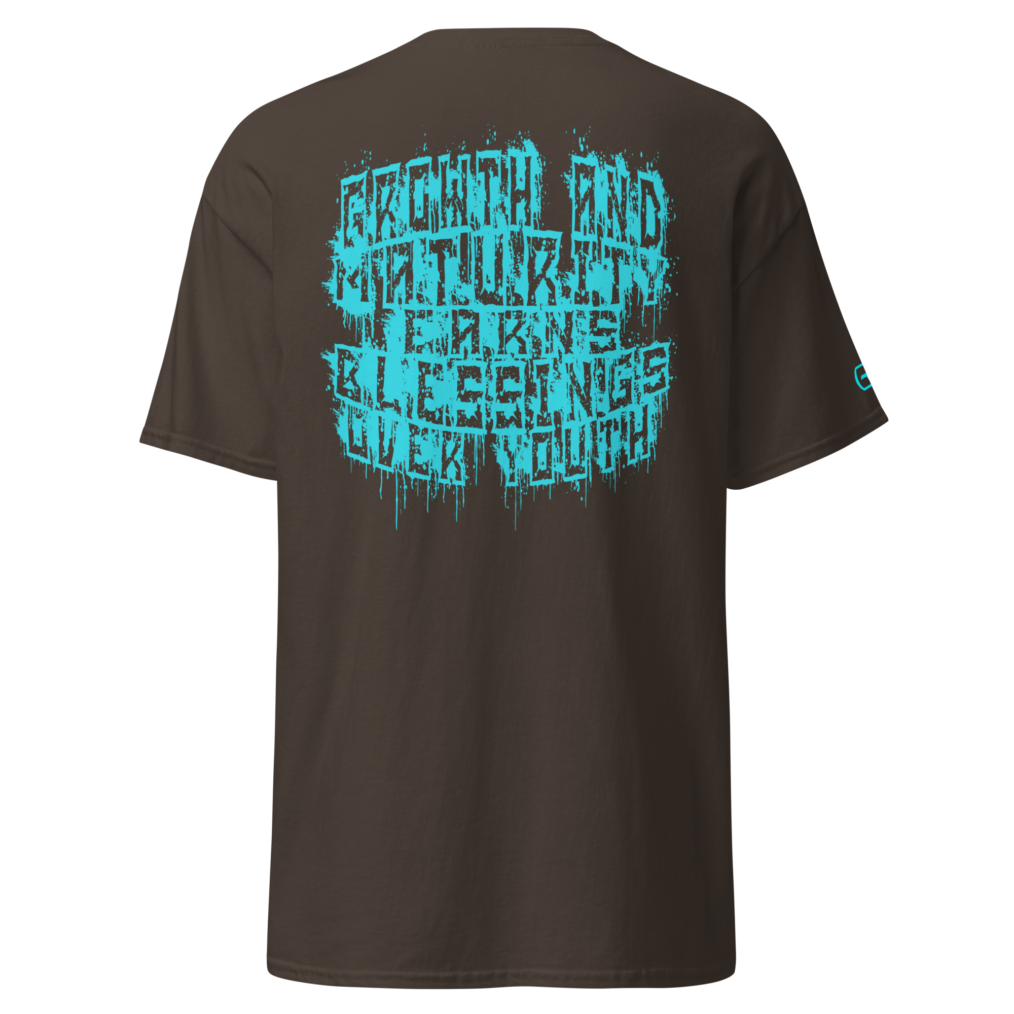 G.A.M.E.B.O.Y Graffiti Slogan Tee TEAL