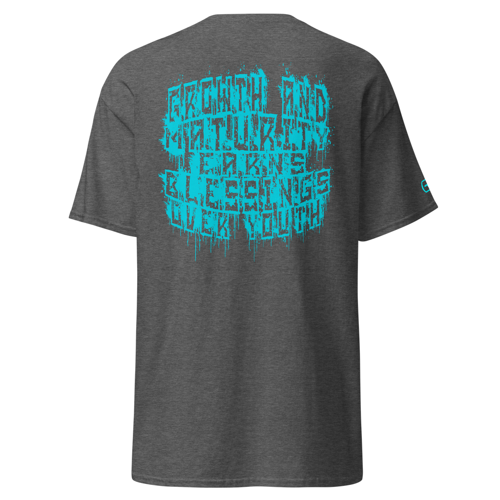 G.A.M.E.B.O.Y Graffiti Slogan Tee TEAL