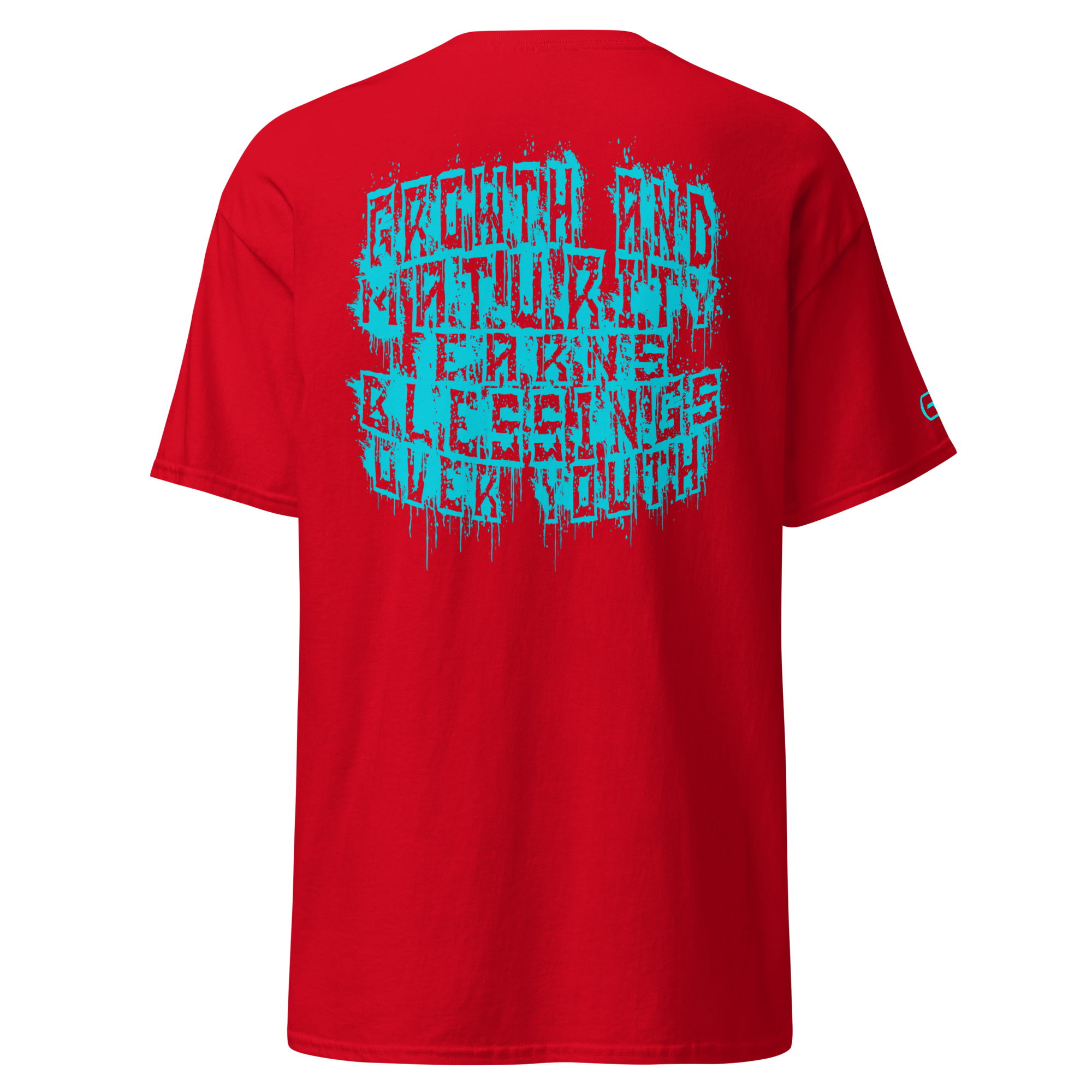 G.A.M.E.B.O.Y Graffiti Slogan Tee TEAL