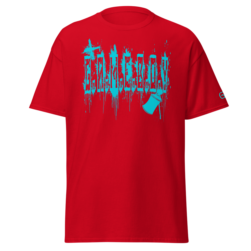 G.A.M.E.B.O.Y Graffiti Slogan Tee TEAL