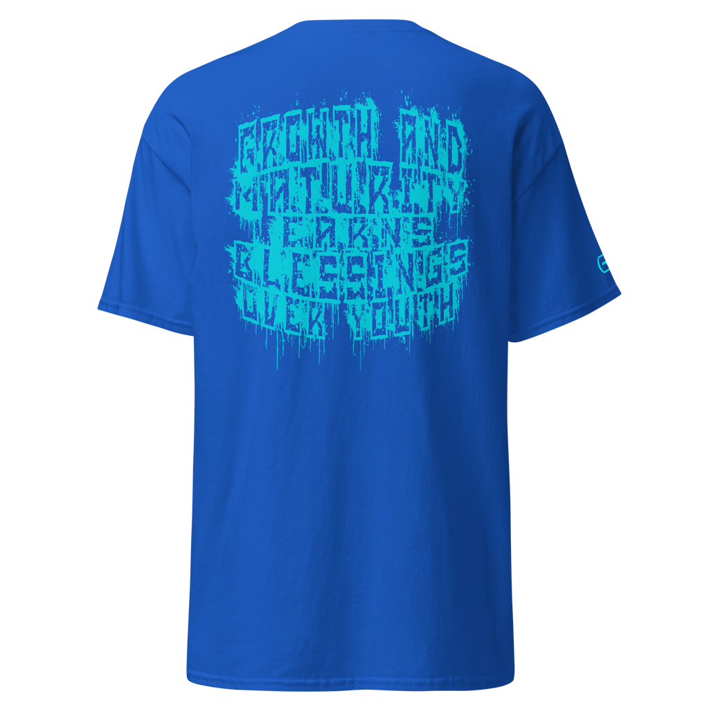 G.A.M.E.B.O.Y Graffiti Slogan Tee TEAL