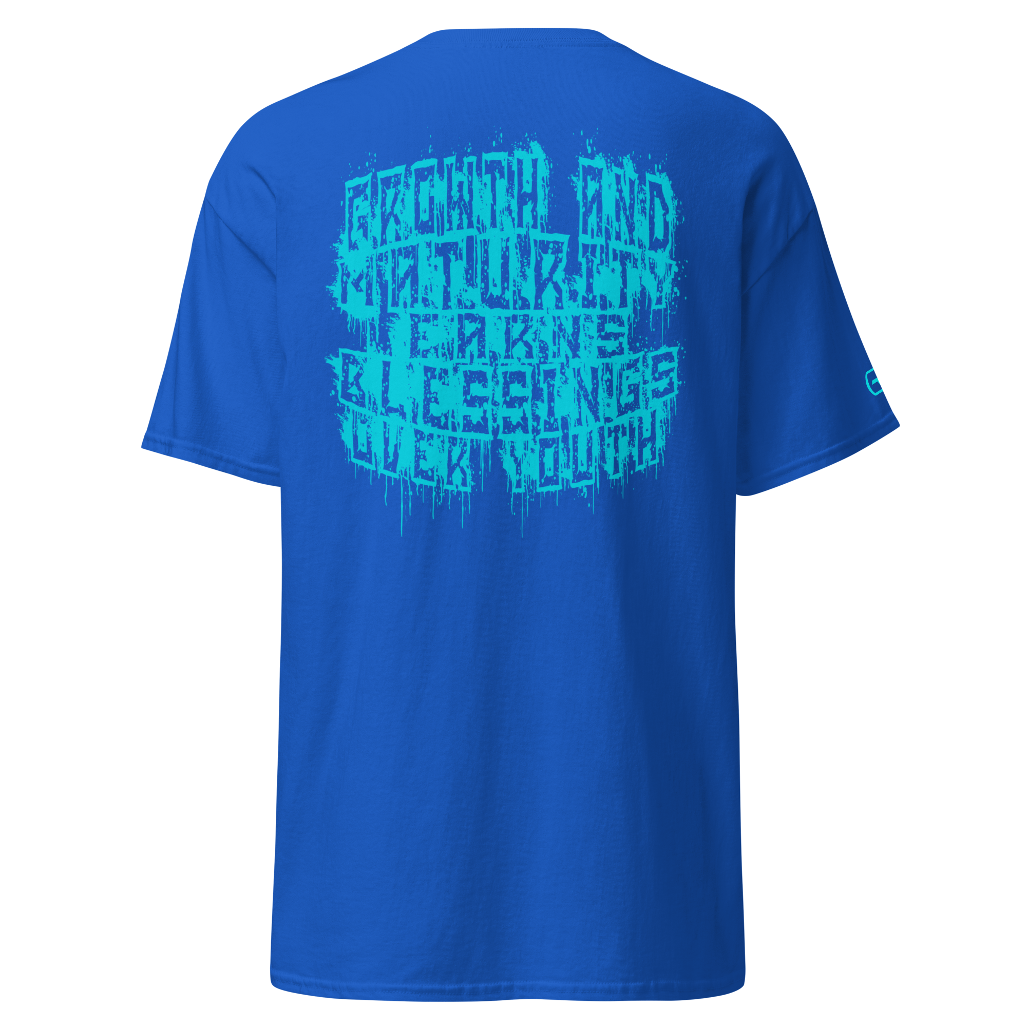 G.A.M.E.B.O.Y Graffiti Slogan Tee TEAL