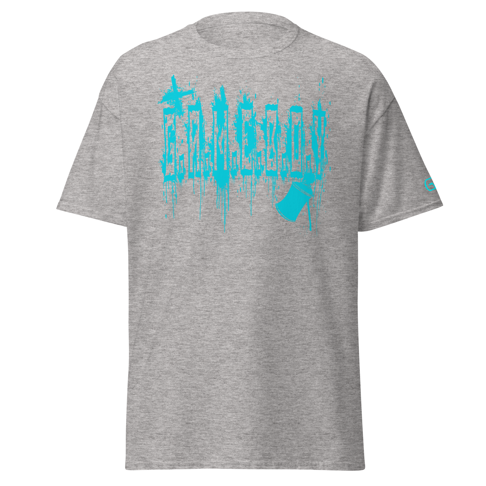 G.A.M.E.B.O.Y Graffiti Slogan Tee TEAL