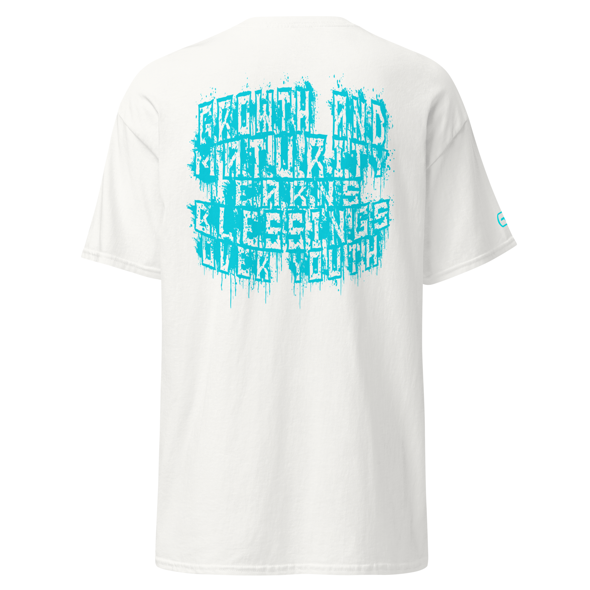 G.A.M.E.B.O.Y Graffiti Slogan Tee TEAL