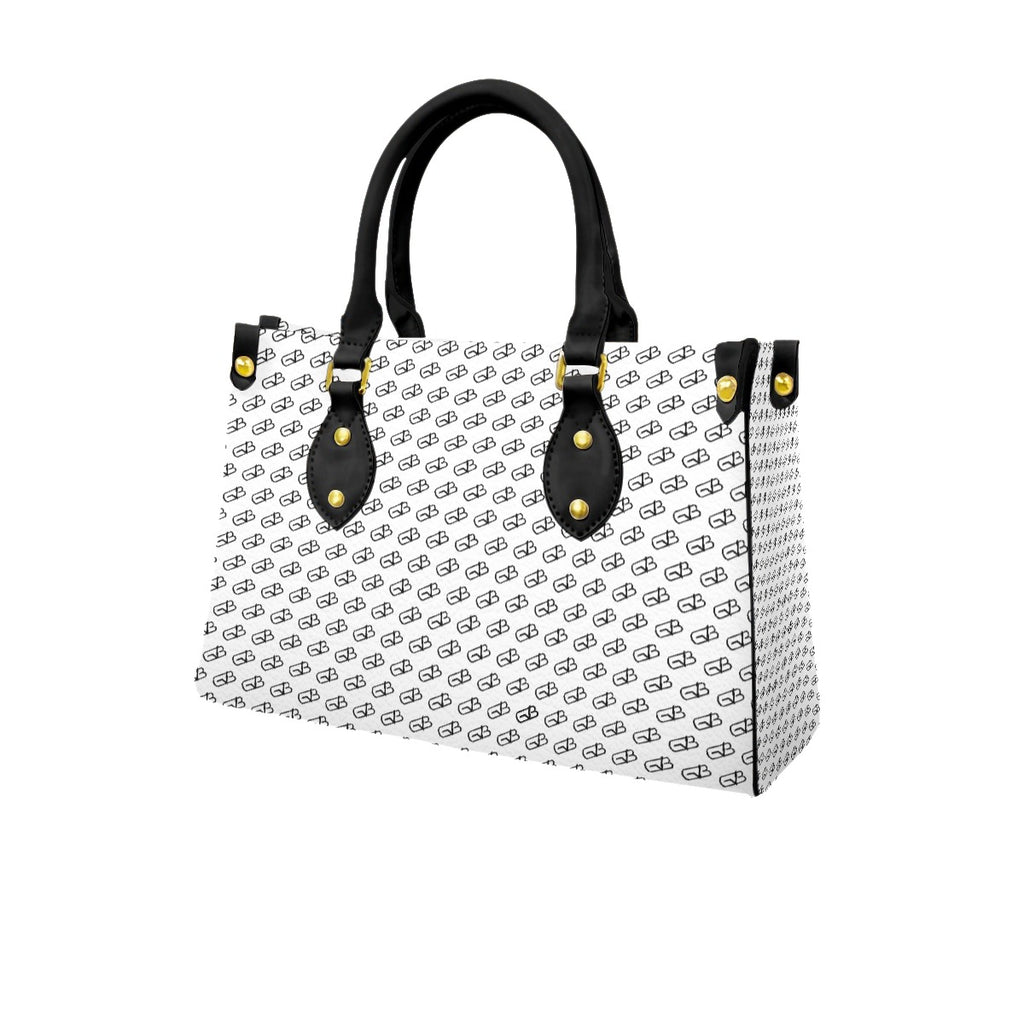 GB Signature Women's Tote Bag White