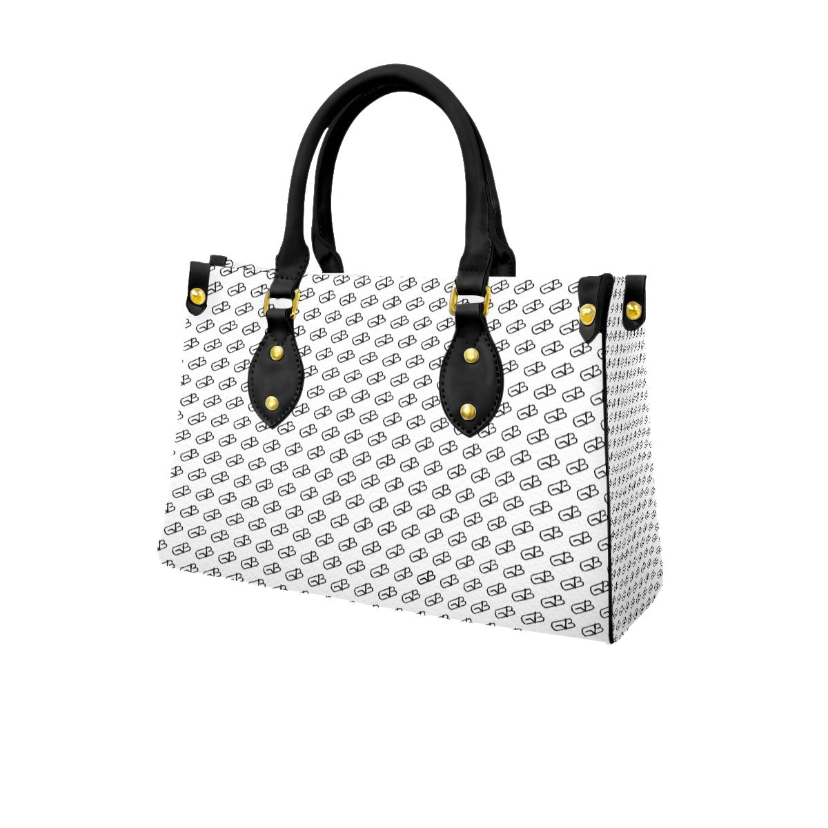 GB Signature Women's Tote Bag White