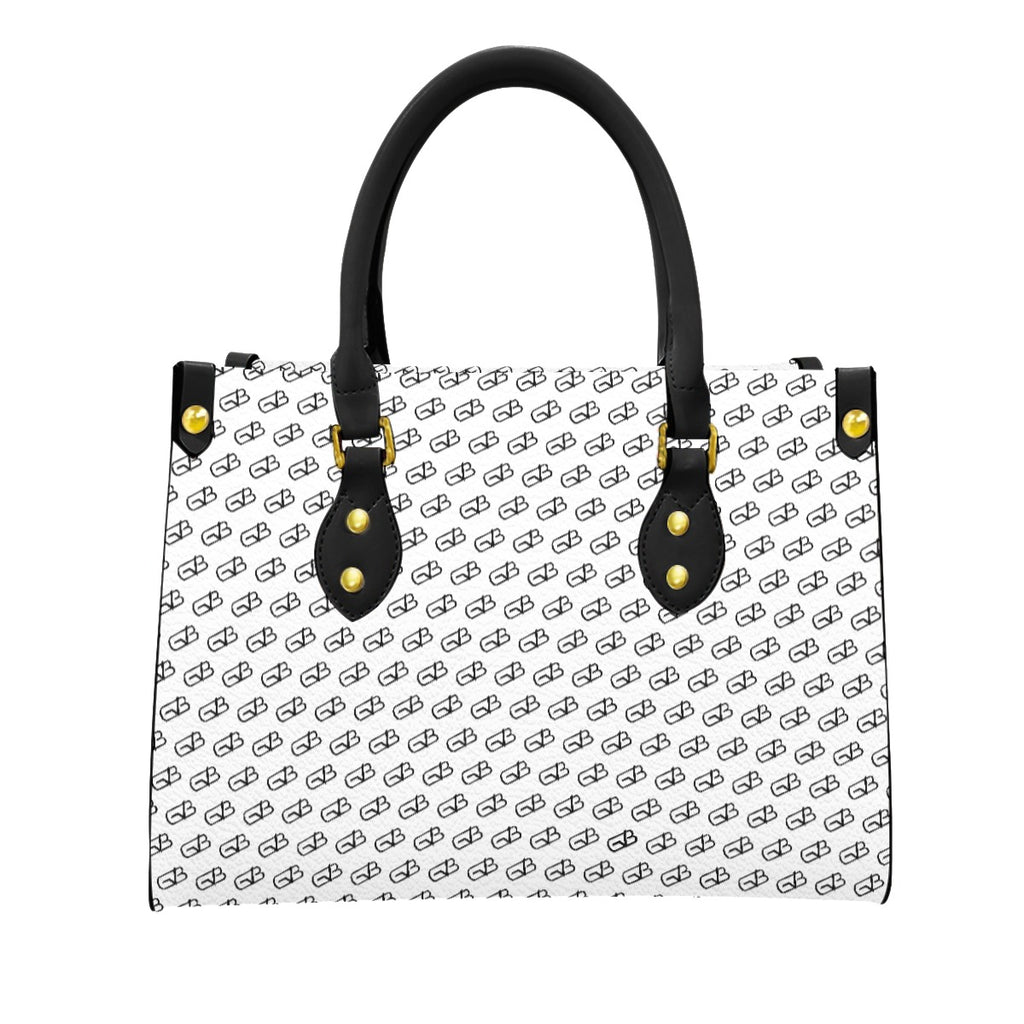 GB Signature Women's Tote Bag White