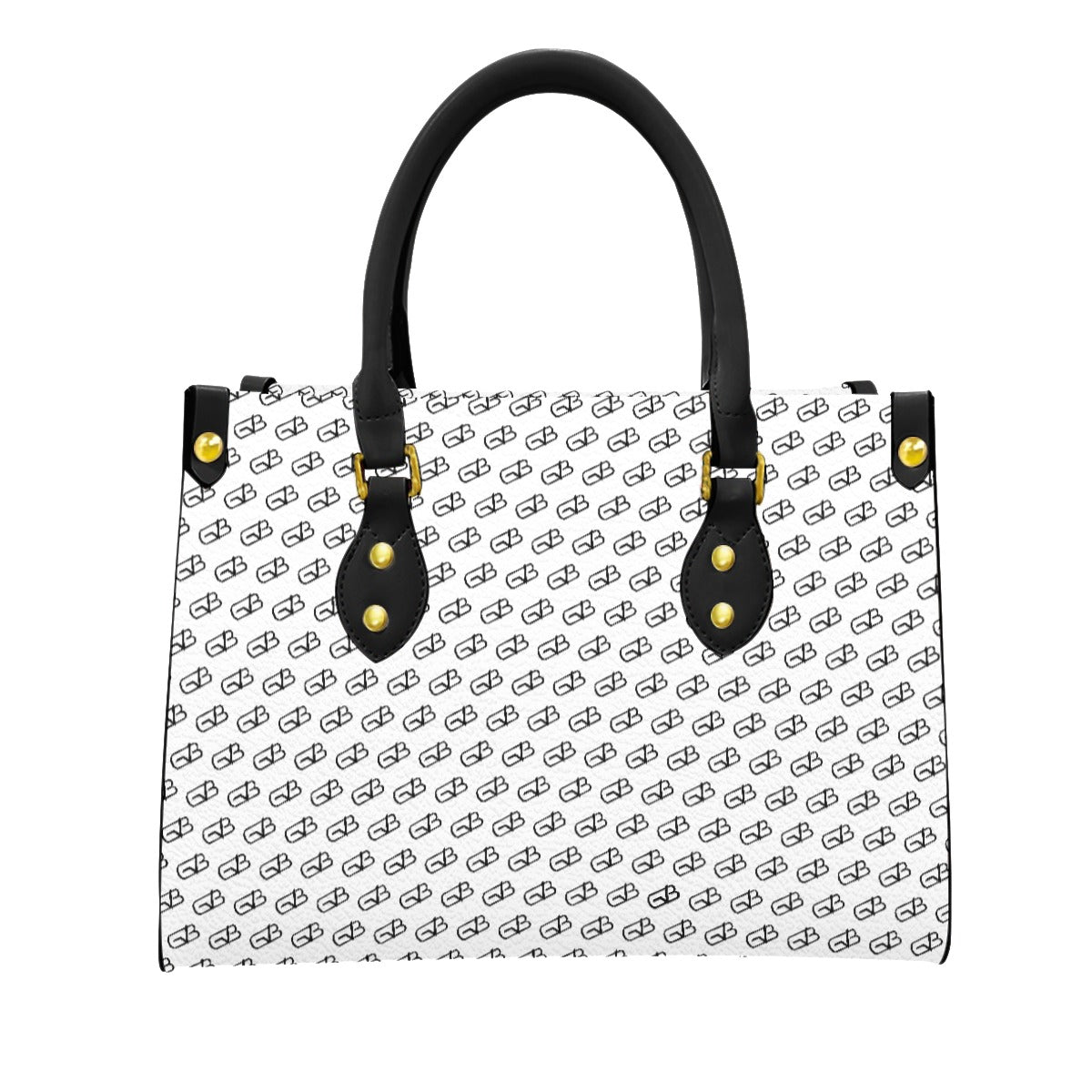 GB Signature Women's Tote Bag White