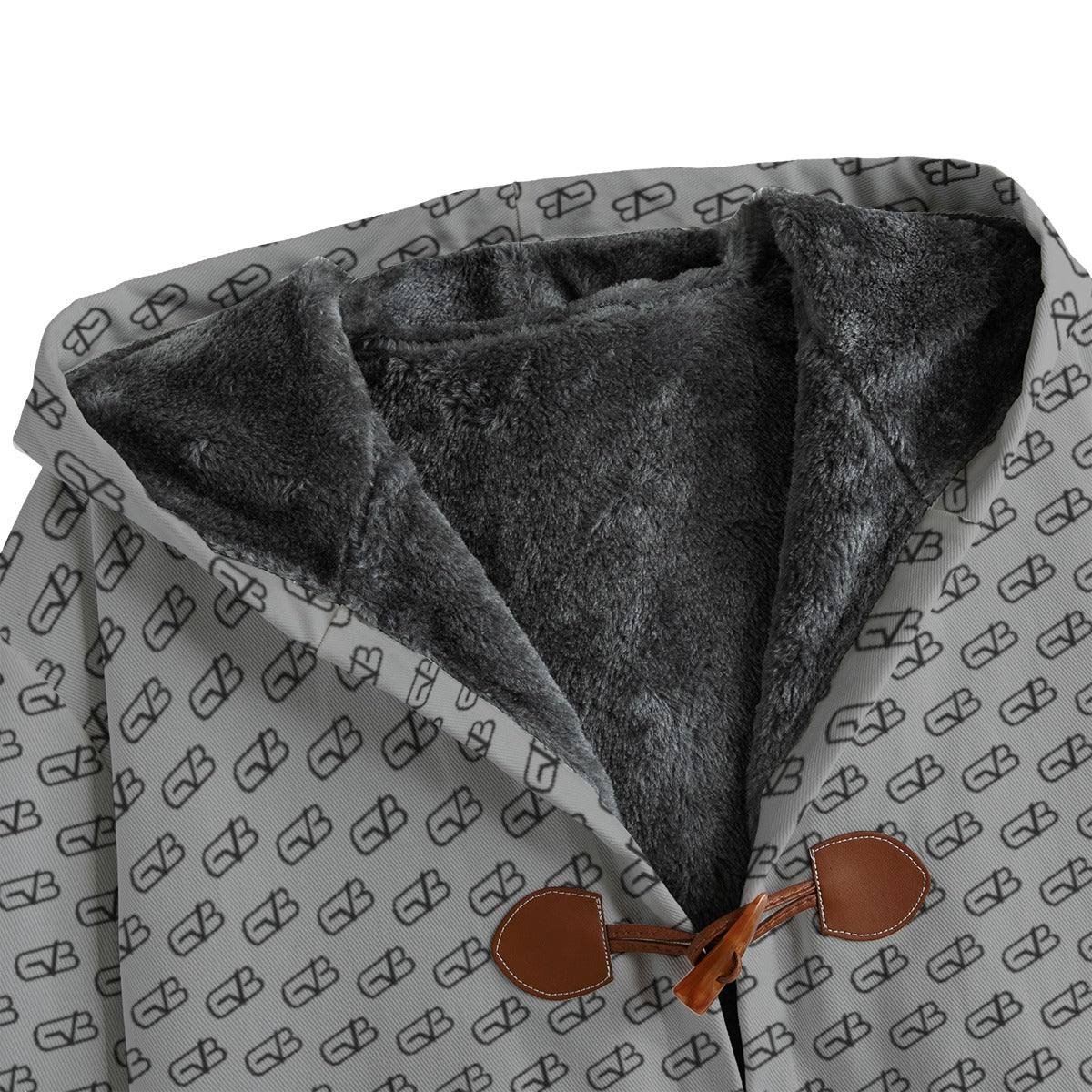 GB Buttoned Trench Coat Grey