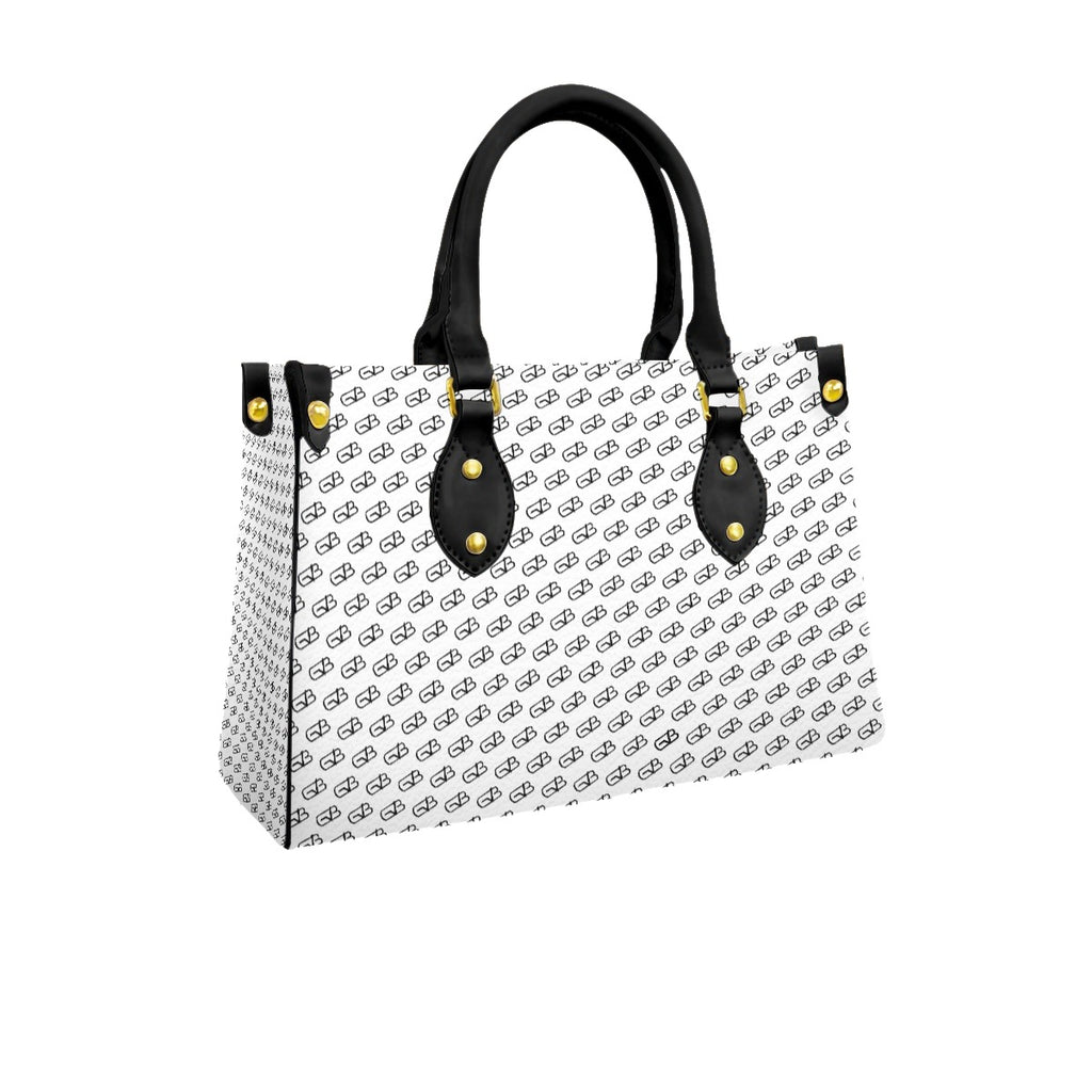 GB Signature Women's Tote Bag White