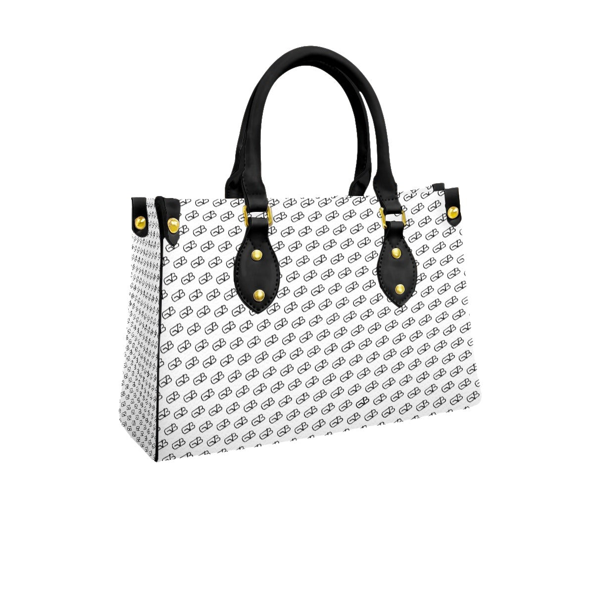 GB Signature Women's Tote Bag White