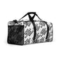 Classy Hussle Blessed Bossy Duffle Bag White