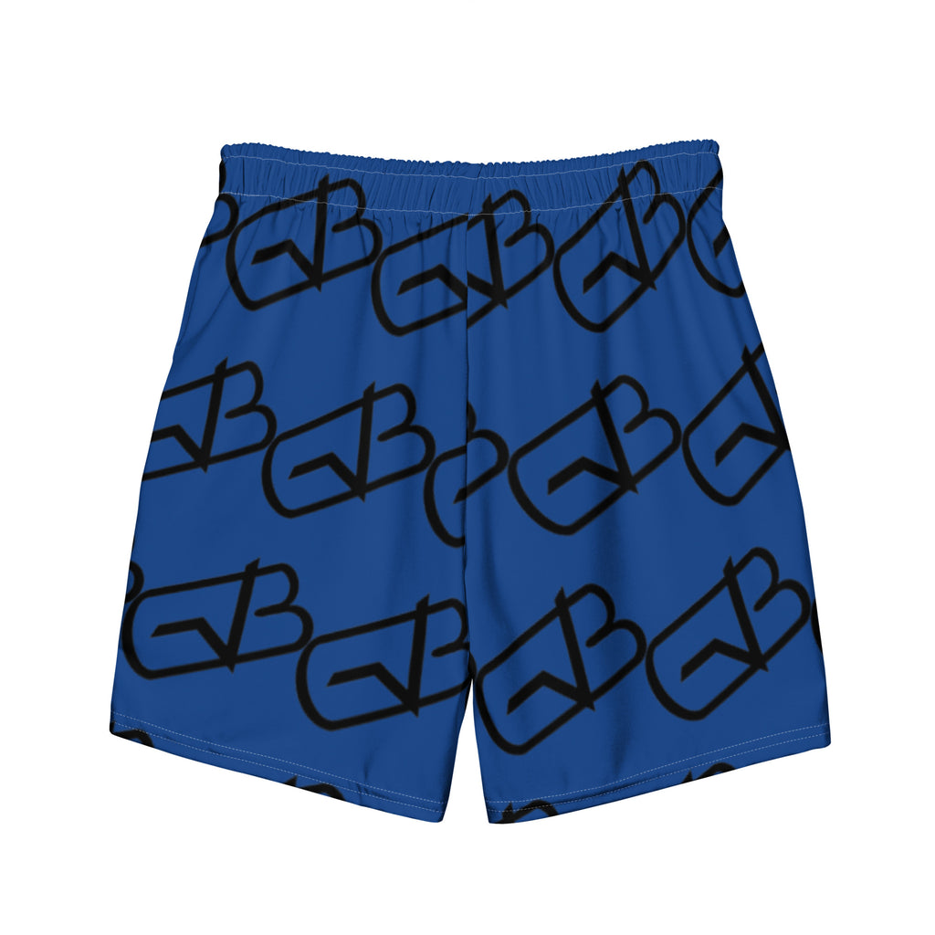 G.A.M.E.B.O.Y Logo Men's Swim Trunks BLUE